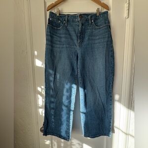 Madewell Women's Straight Leg Blue Jeans